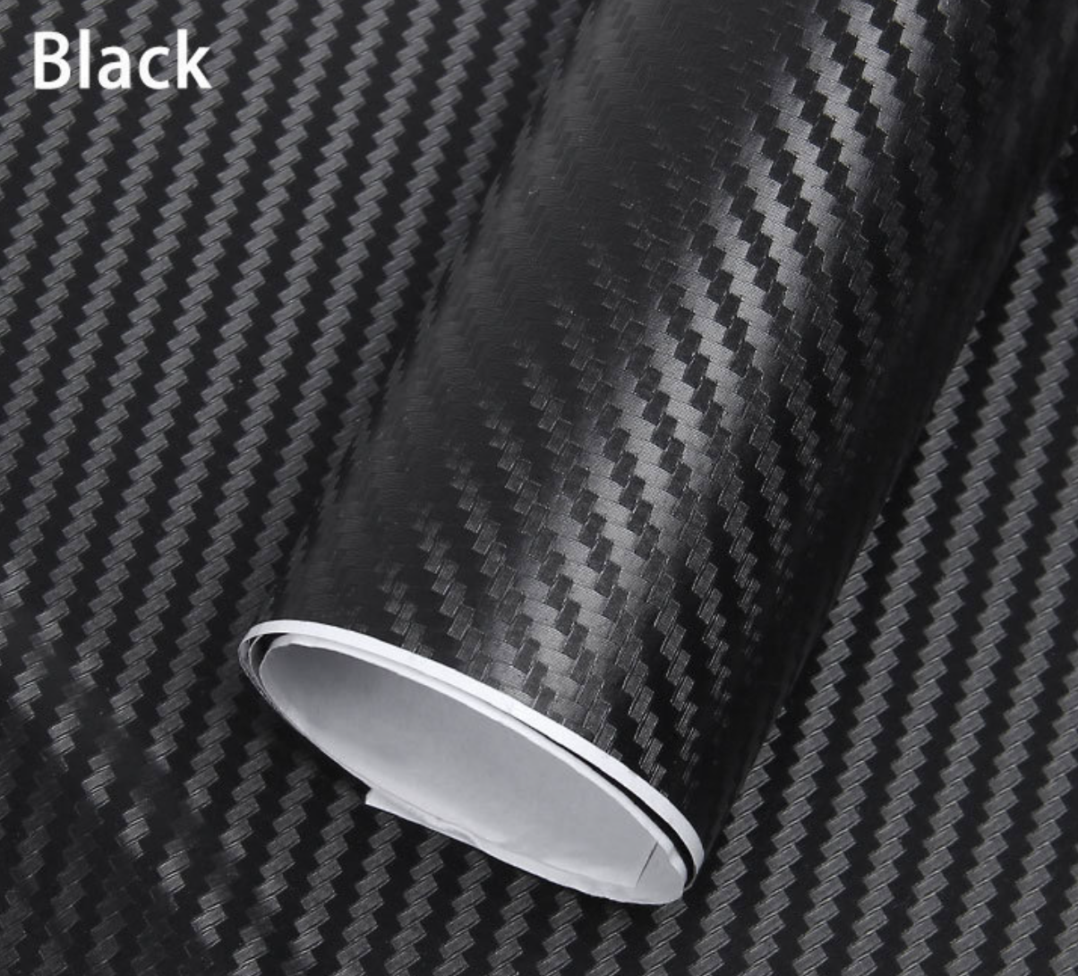 Slit carbon fiber stickers, 3D, 4D, 5D, 6D, 7D carbon fiber film, matte finish.