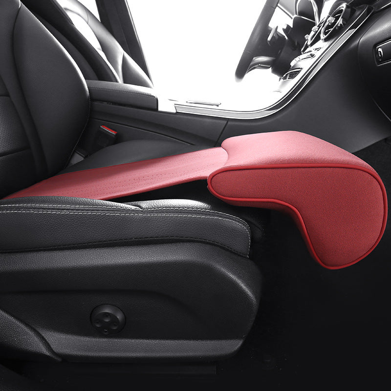 Car seat extension footrest and leg support