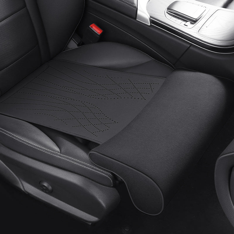 Car seat extension footrest and leg support