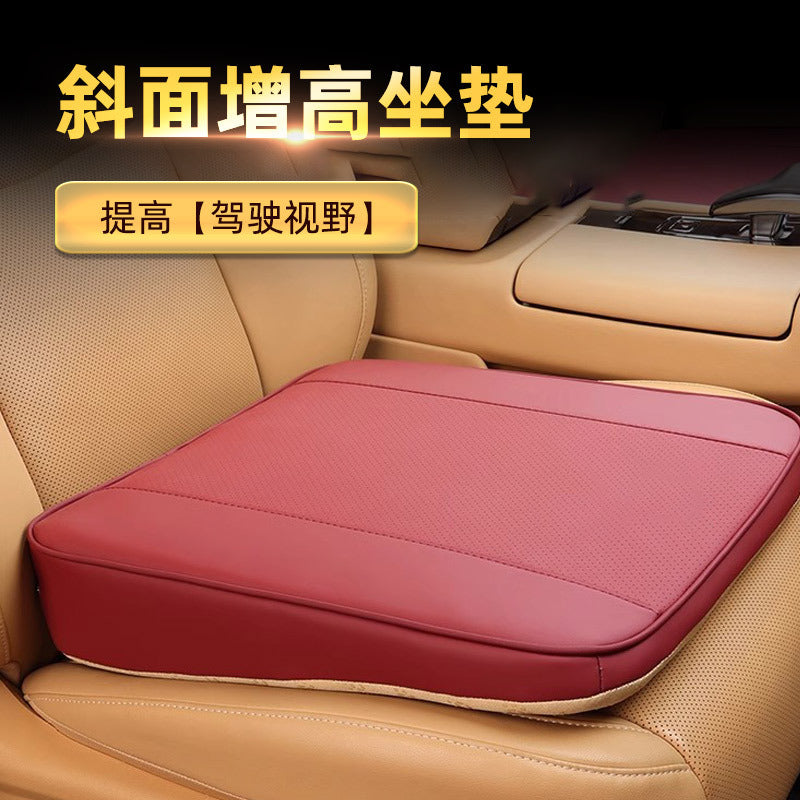 Car sloping booster seat cushion